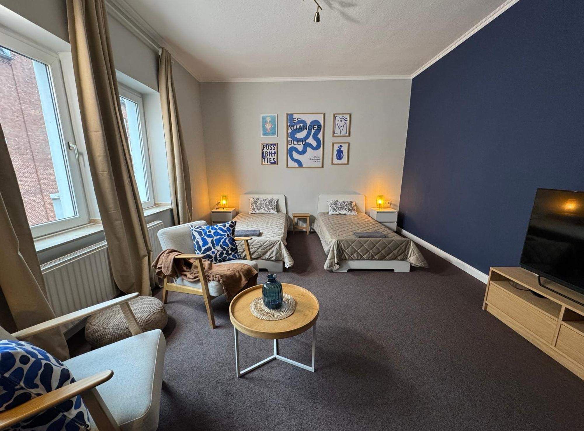 Huge Apartment With Sauna And Free Parking Дуйсбург Екстер'єр фото