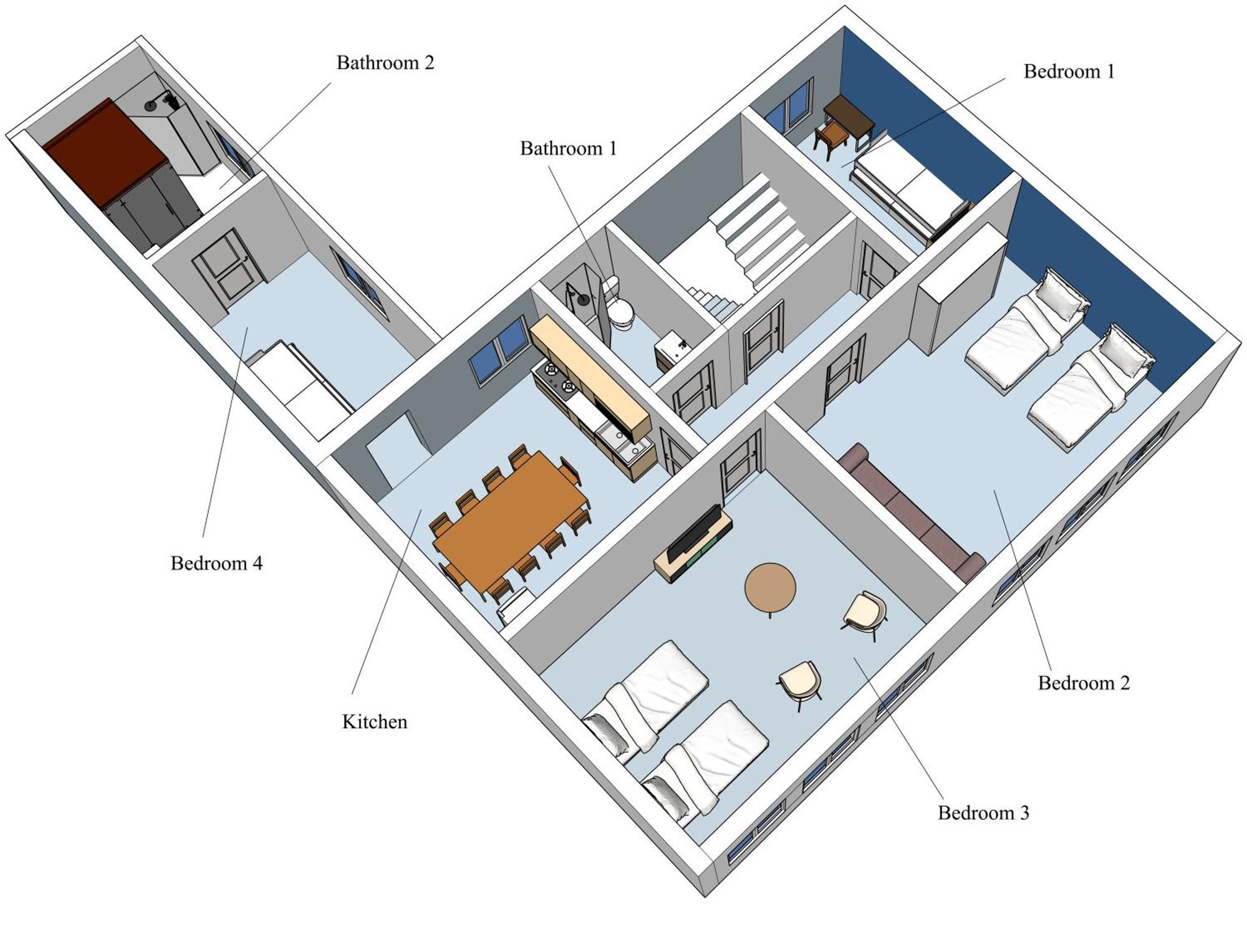 Huge Apartment With Sauna And Free Parking Дуйсбург Екстер'єр фото